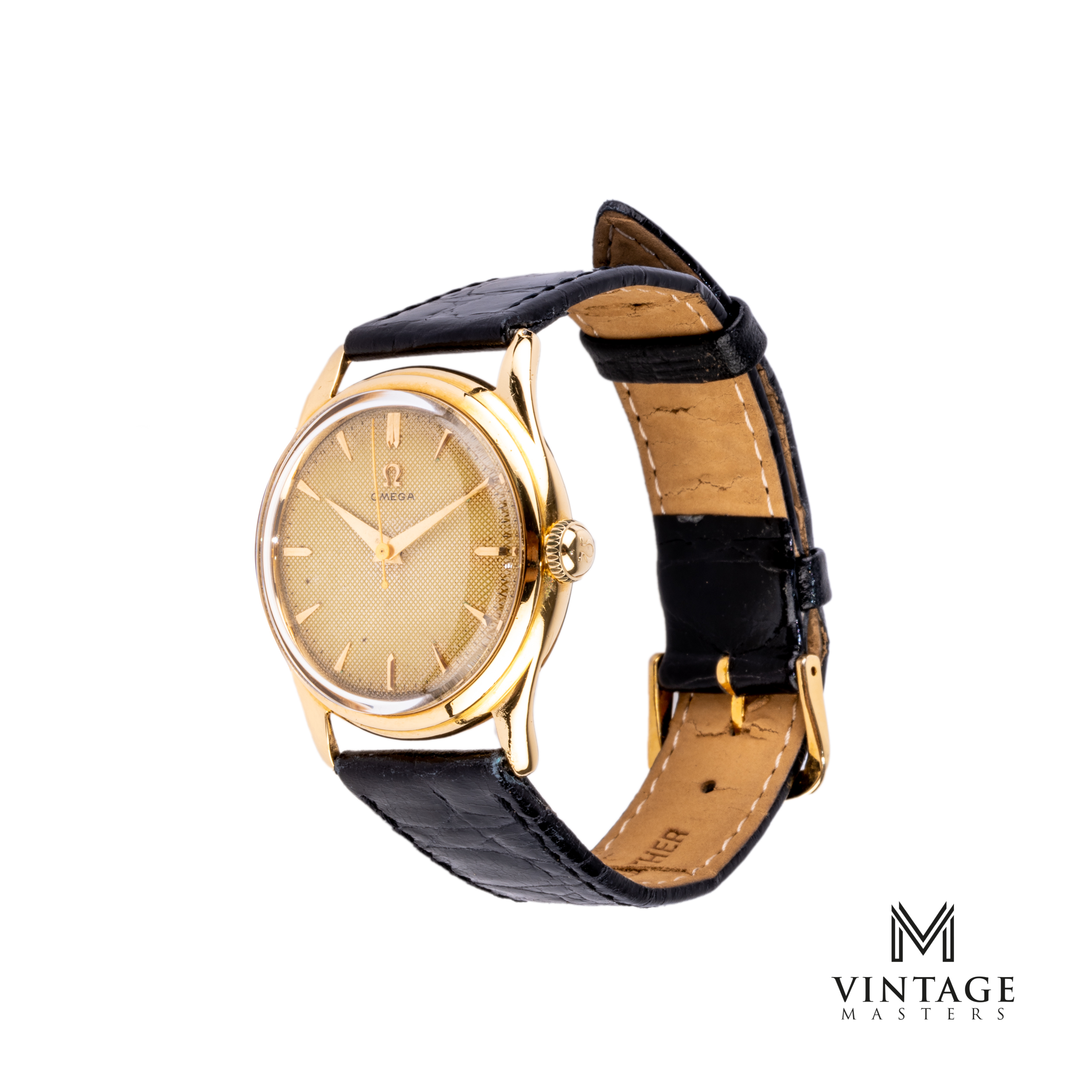 omega 18 karat gold watch