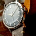 vintage Omega geneve 1360098 grey dial watch