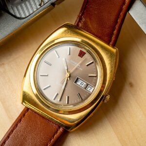 Omega Geneve Megaquartz 196.0030 Grey Dial Gold plated 1973