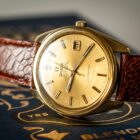 vintage omega seamaster chronometer 168022 18k solid gold watch