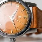 vintage omega 2761 seamaster bumper orange dial watch dial