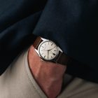 Vintage Omega Seamaster with white dial 14700-2 from 1959 watch wristshot