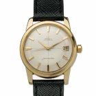 Vintage Omega Seamaster Automatic with crosshair dial and gold capped case 2849-4 from 1958 watch front